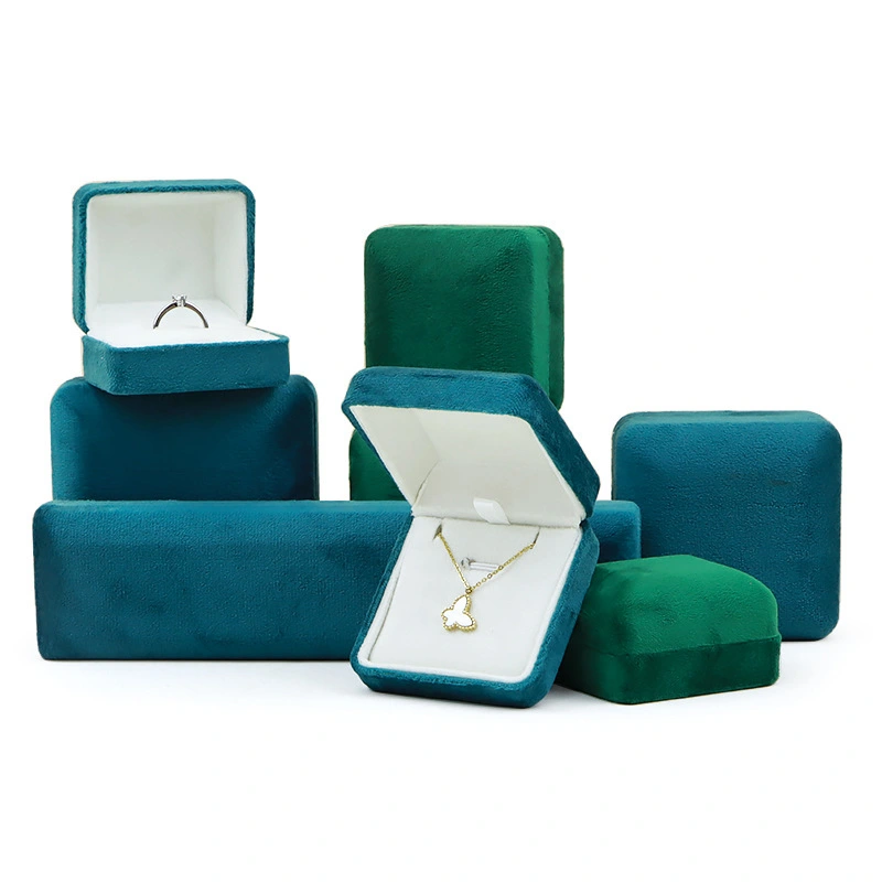 Wholesale Jewelry Gift Packaging Box Custom Velvet Jewelry Display Box 1