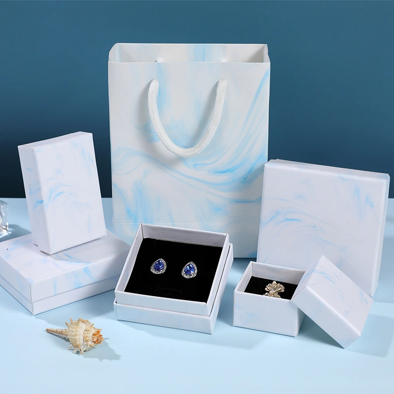 Customized luxury new style high-quality bottom box high-end jewelry packaging gift box, heaven and earth lid pearl treasure box 1