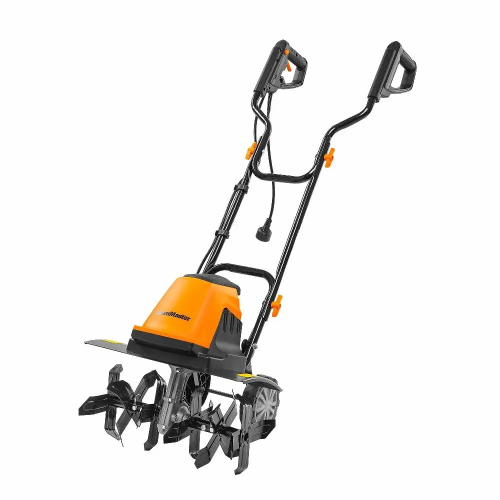 LawnMaster TE1318M cultivador eléctrico con cable de 13,5 amperios y 18 pulgadas 1