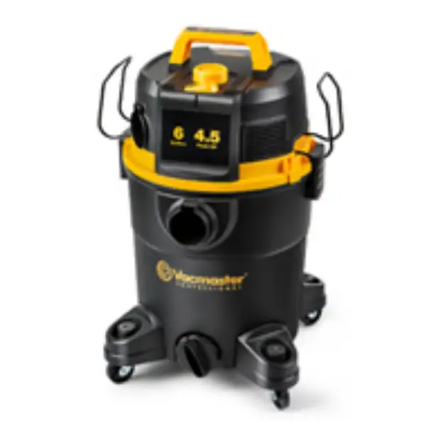 Vacmaster 5-Gallon* 5 Peak HP† Remote Control Wall Mount Wet/Dry Vac – VWMB508 1101 1