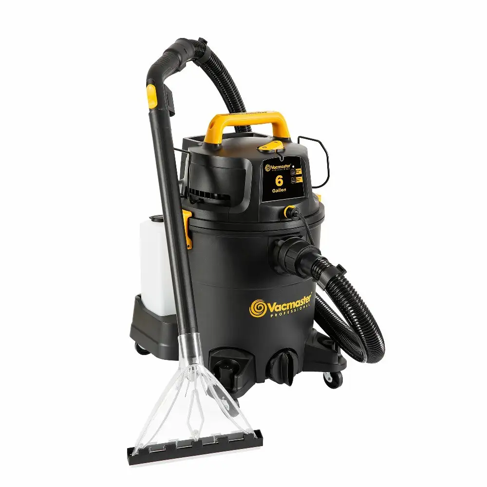 Vacmaster VK609PFR 0201 Aspiradora de champú 3 en 1 para húmedo/seco/tapicería, 6 galones, 5,5 picos HP 1