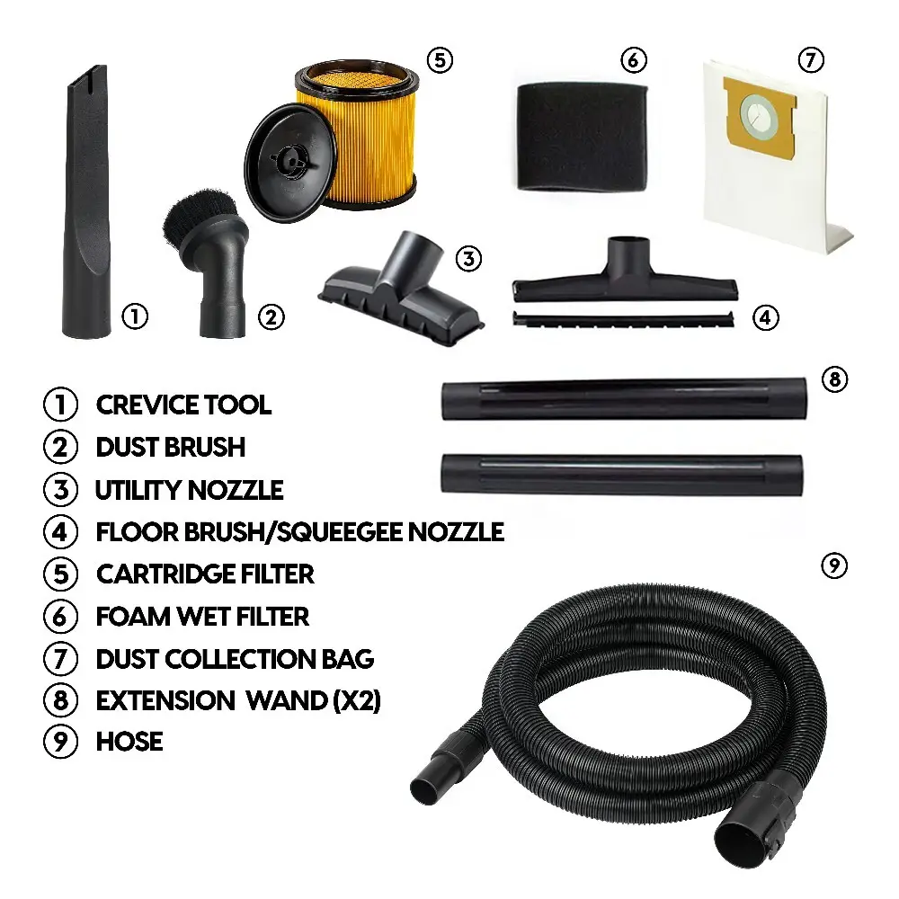 Wet and Dry Vacuum Cleaner for Carpet - - CLEVA 3