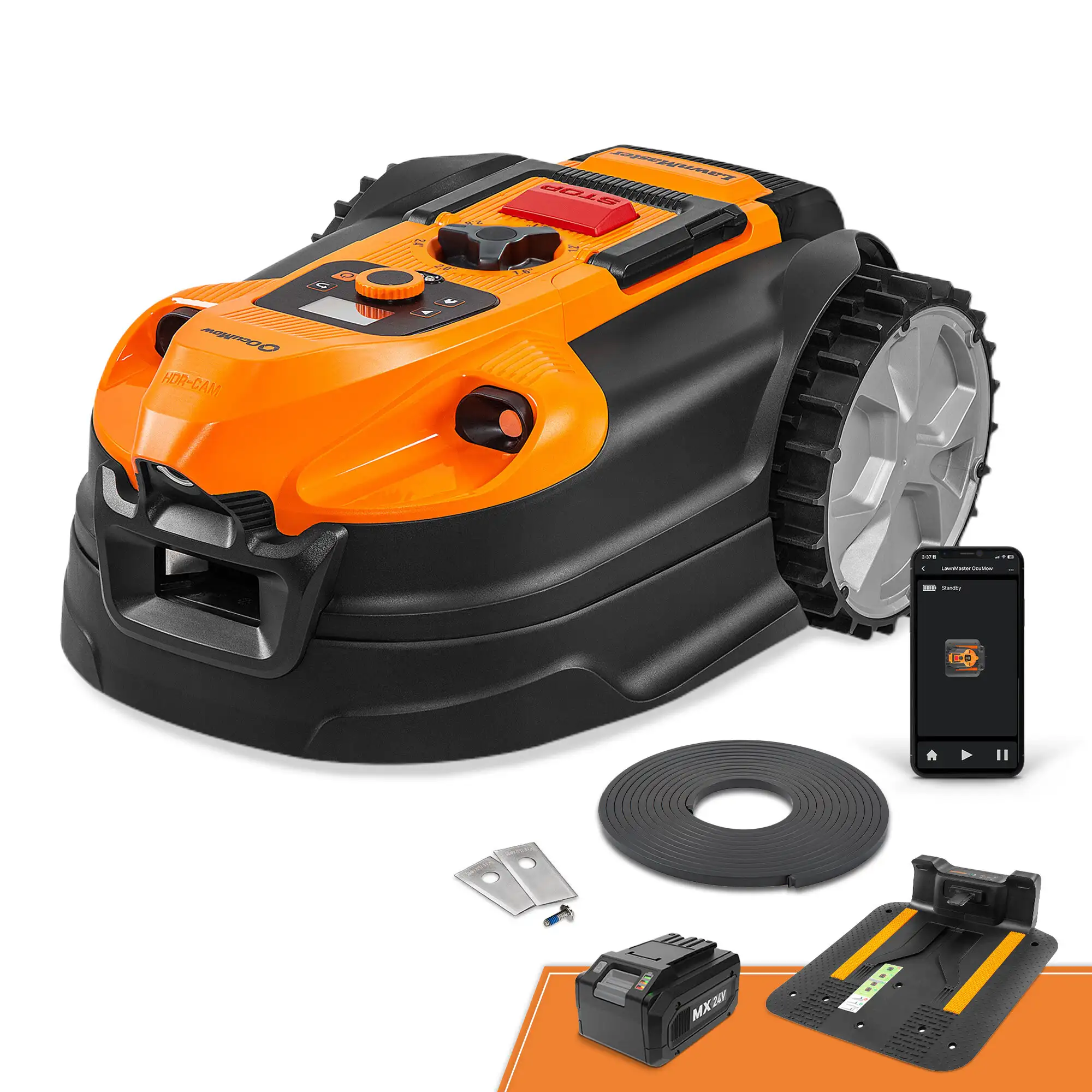 LawnMaster OcuMow™ R1600 Robot Lawn Mower – VBRM701YAMIDR1-1745486646337286 1