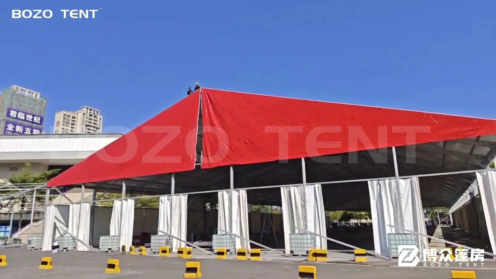 Aluminum Structure Expo Event Tent 35X100X6 meters 1