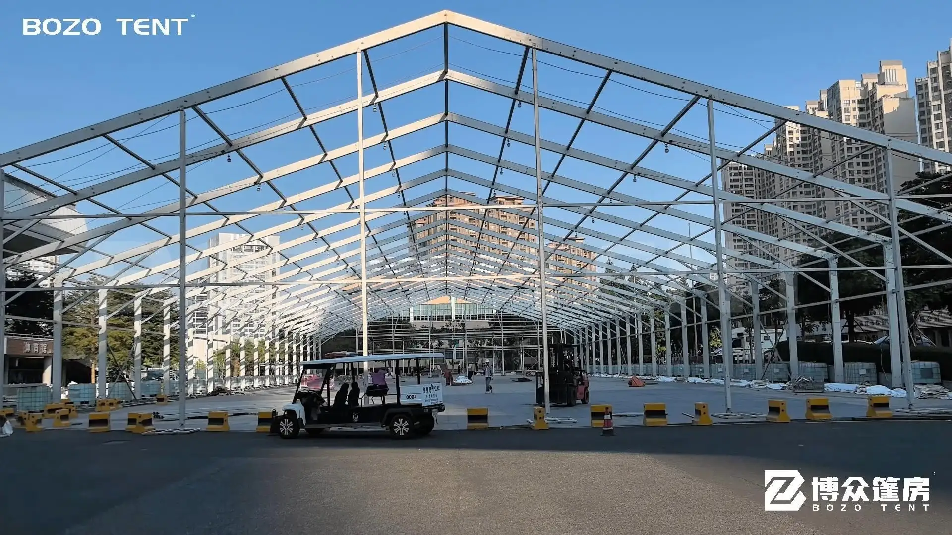 10.8x16.8x3 Meters Herringbone Roof with Eaves (166 Profile): A Sturdy and Stylish Structure 1