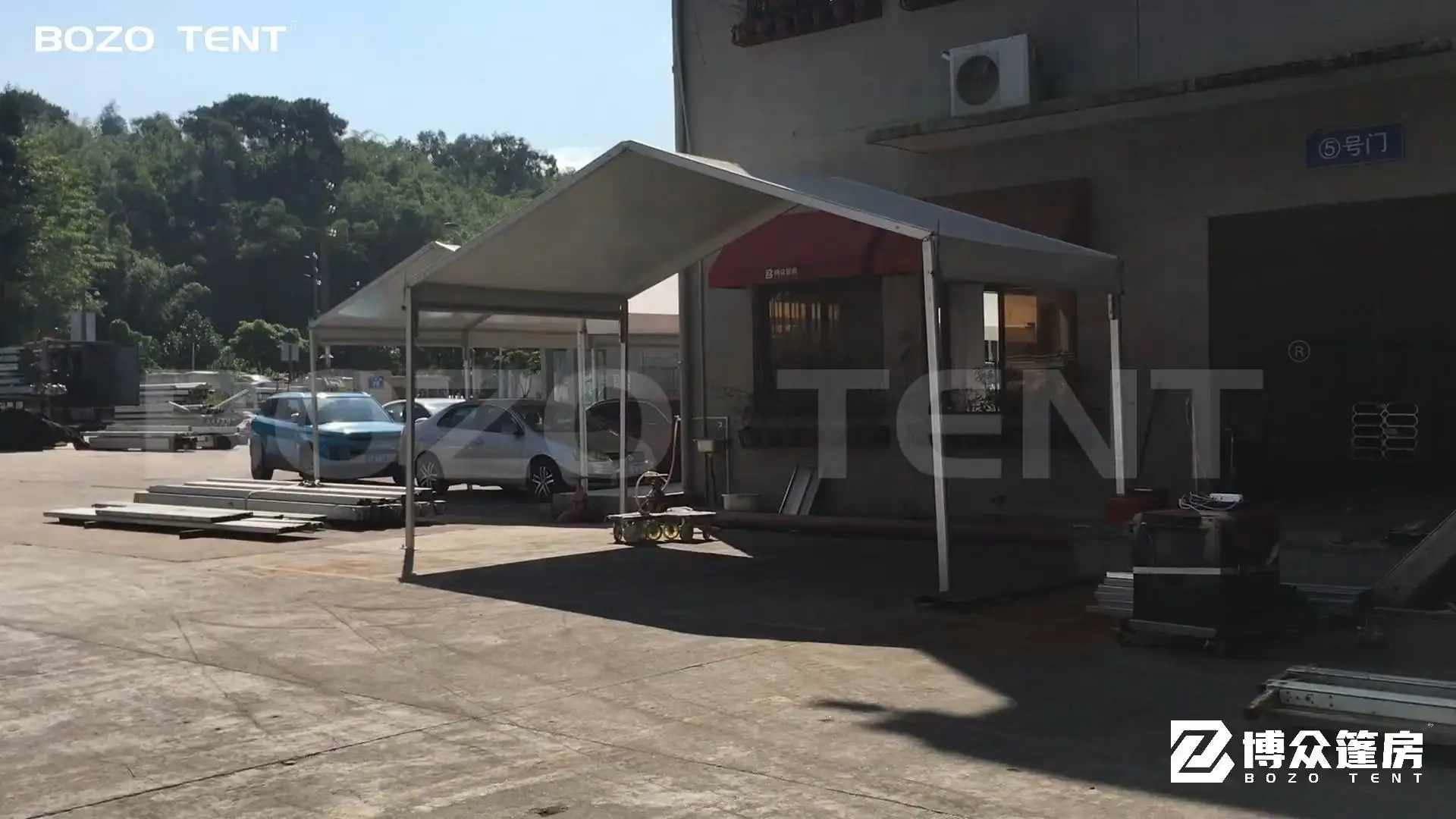 Durable 4x5m A-Frame Shelter for Events & Storage 1