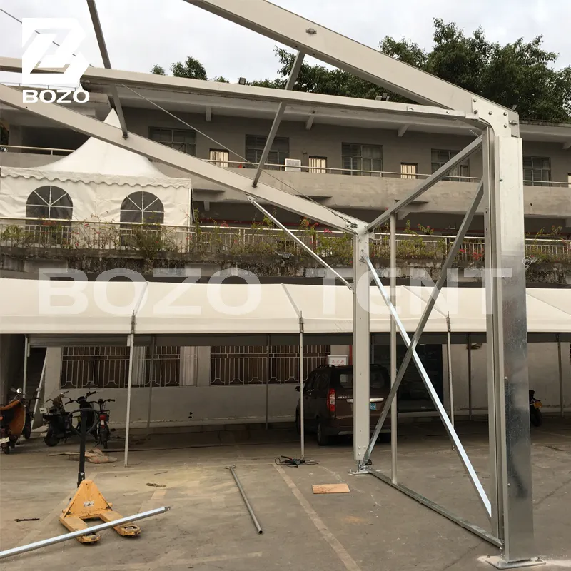 Fine Quality Canvas Pole Tent with Custom Services for Hanger 4