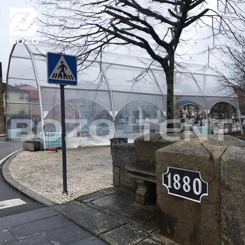 For Exhibition Small Temporary Tent Structures Sandwich Panel Wall by Bozo Tent 3
