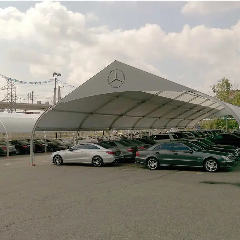 TFS Tent Mercedes Parking Shelter: Durable & Solución personalizable 1