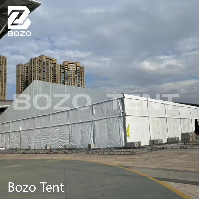 Temporary Garage Tent >3000 Mm - for Exhibition - Bozo Tent 1