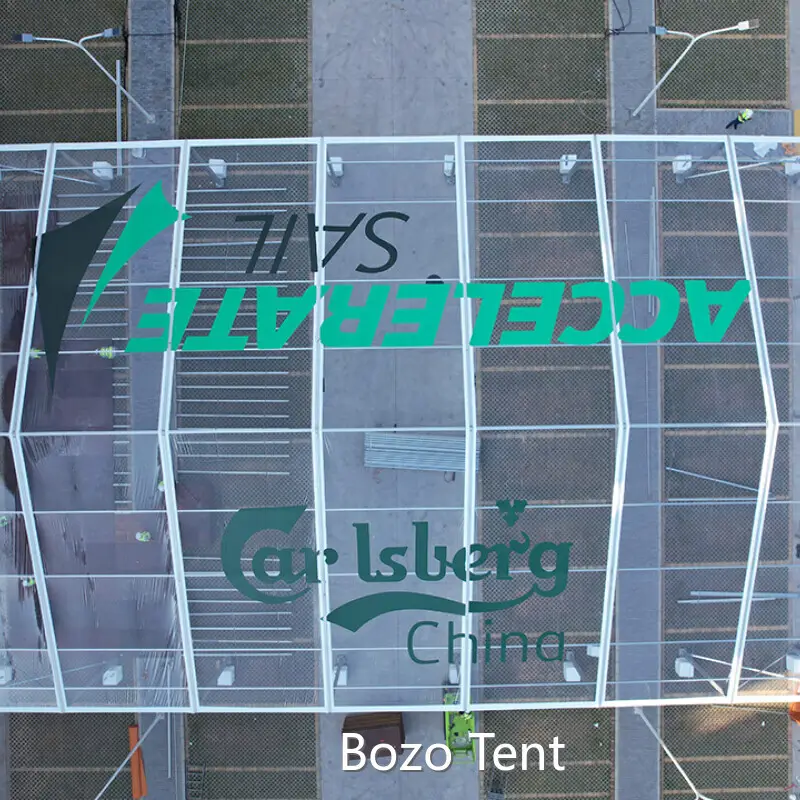 Reliableclear Span Tent Structures for Sport 850g PVC Fabric Customized 1