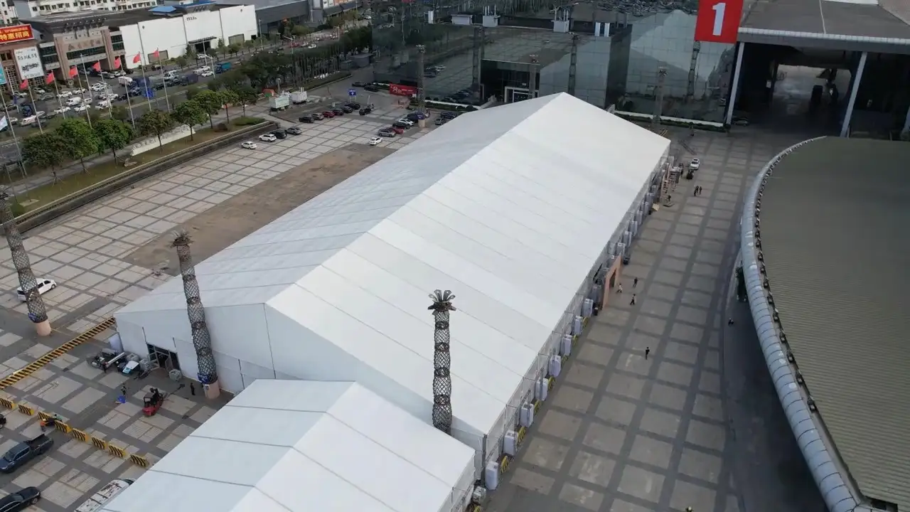 A-Shape Tent Large Warehouse 25x70m for Exhibitions|BOZO 1