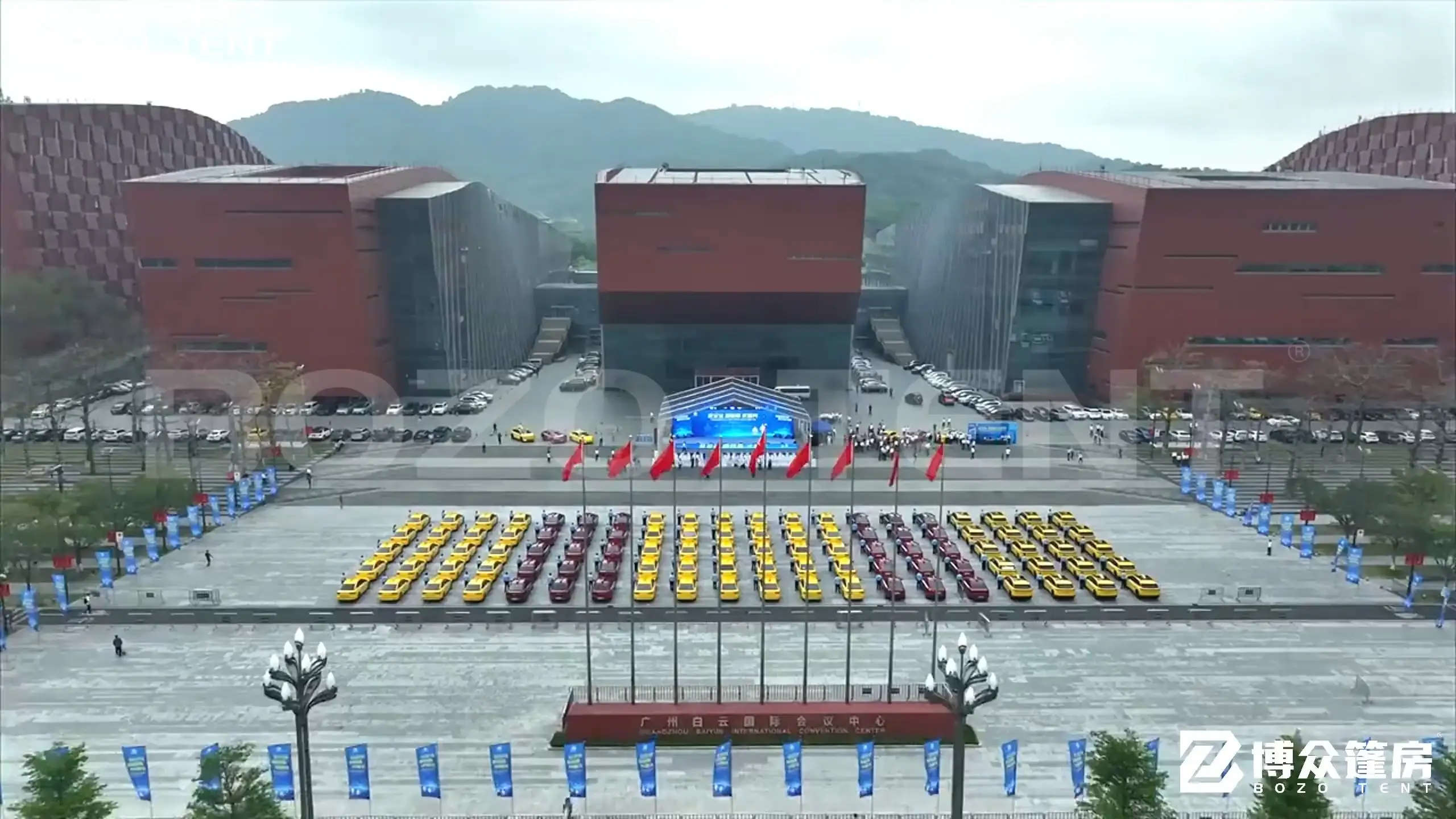 Herringbone Temporary Structure Tent 20x20m for RuYue Heavy Duty Event Tent|BOZO 1