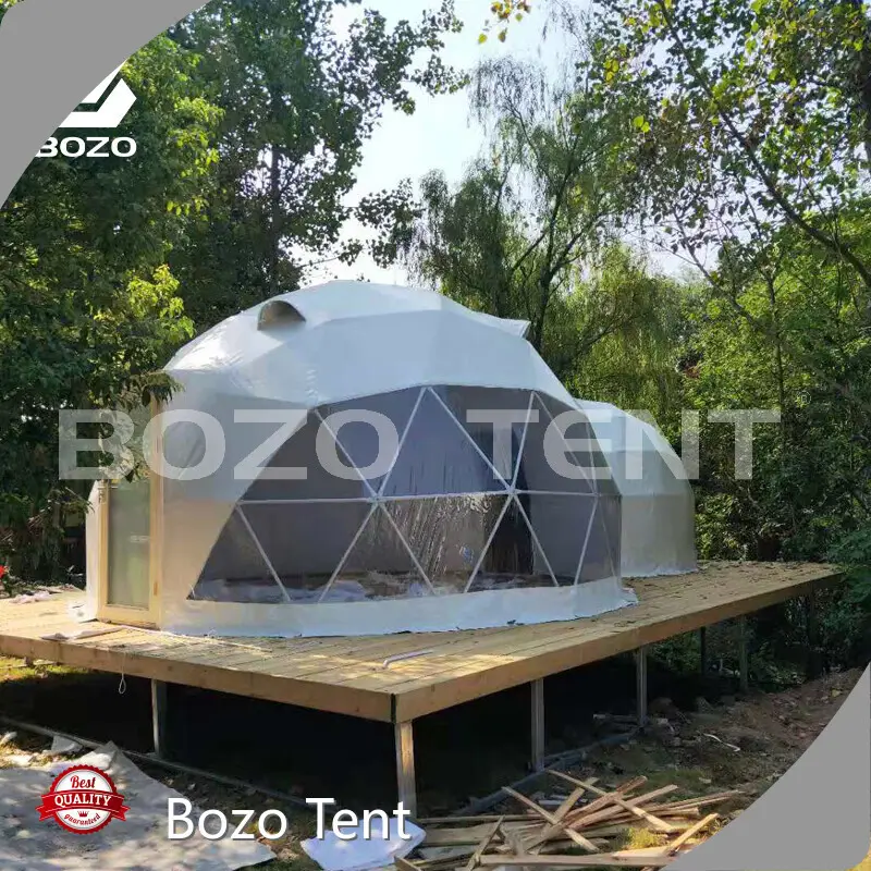 Bozo Tent Luxury Geodesic Dome Glamping Tent All Season Luxury Geodesic Dome Glamping Tentsupplier 1