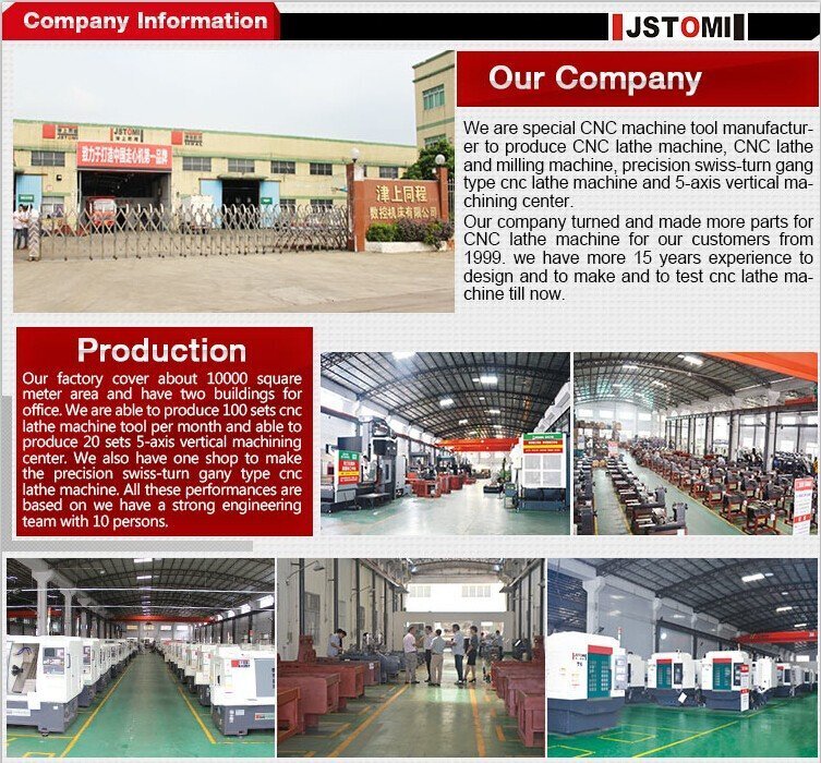 Jsway Safe CNC Machinery Sales com Tailstock para local de trabalho 6