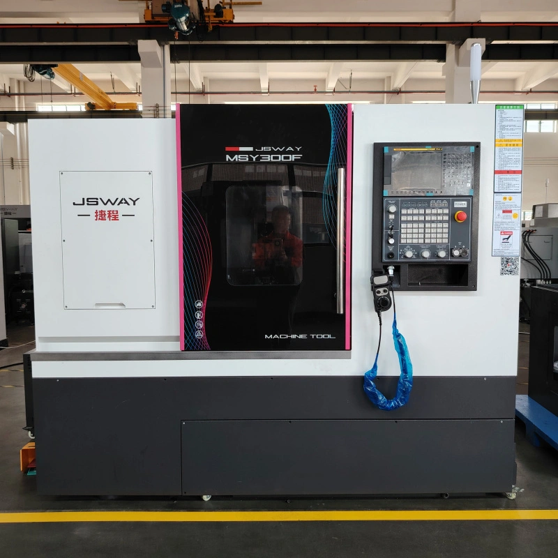 JSWAY SLANT 3 AXIS CNC Centro de mecanizado vertical Fábrica para la parte de la linterna 2