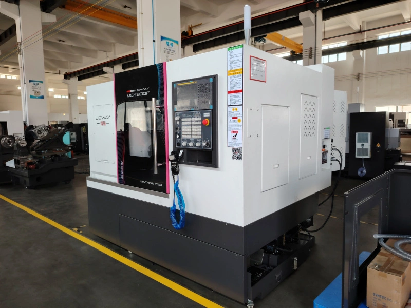 JSWAY SLANT 3 AXIS CNC Centro de mecanizado vertical Fábrica para la parte de la linterna 3