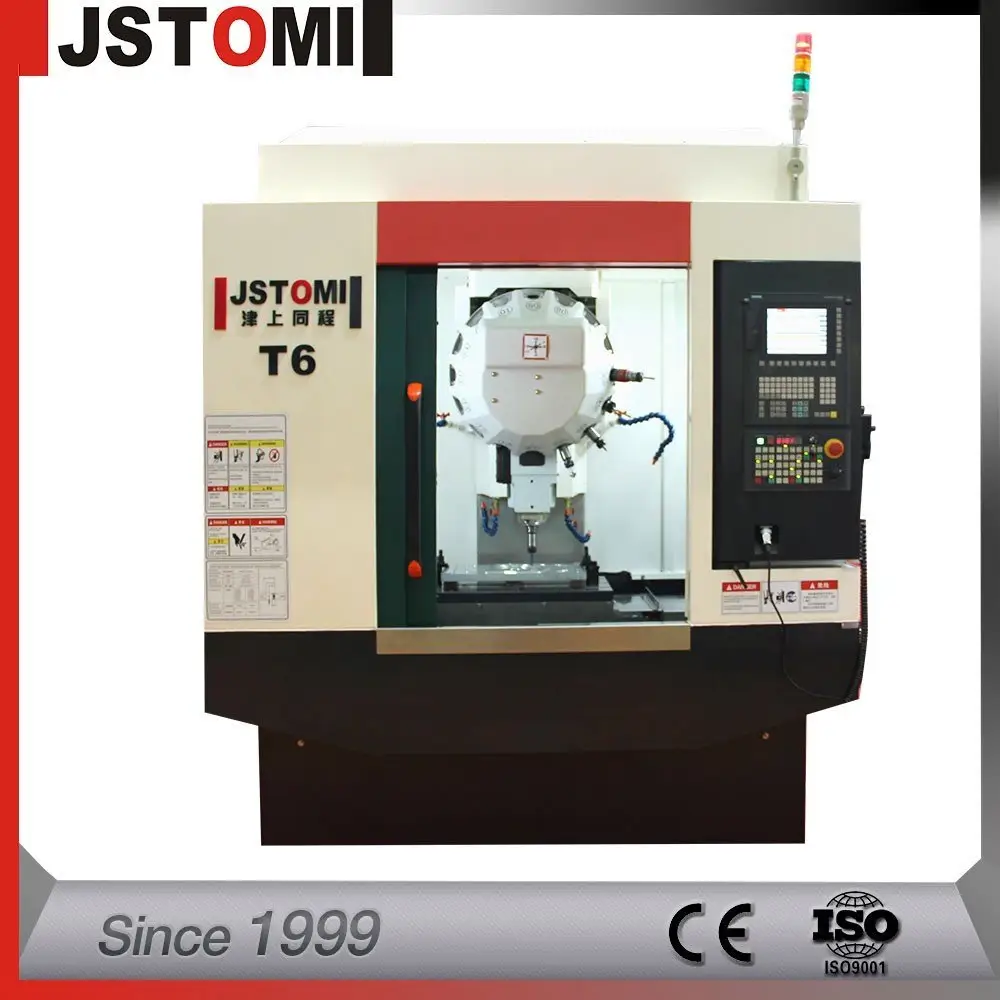 JSWAY WU800 6 Eixos Interpolados Eixo Y Eixo Elétrico Duplo Máquina de Torre de Potência Superior Dupla7 2