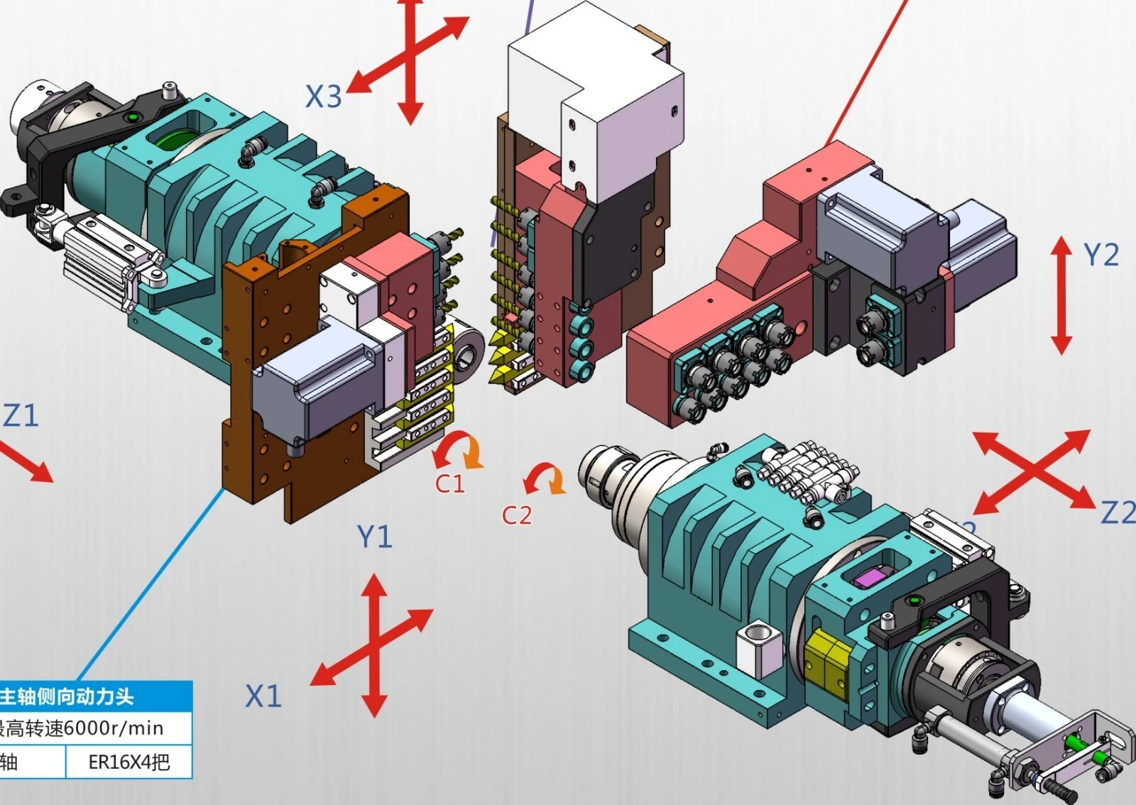 JSWAY LATHE Tipo suizo CNC Alta eficiencia para el lugar de trabajo 6