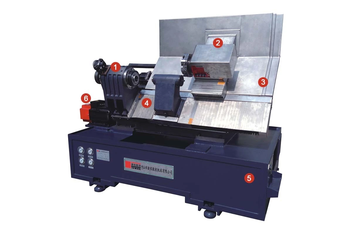 JSWAY SLANT 2 AXIS VENDIOR CNC para el lugar de trabajo 4
