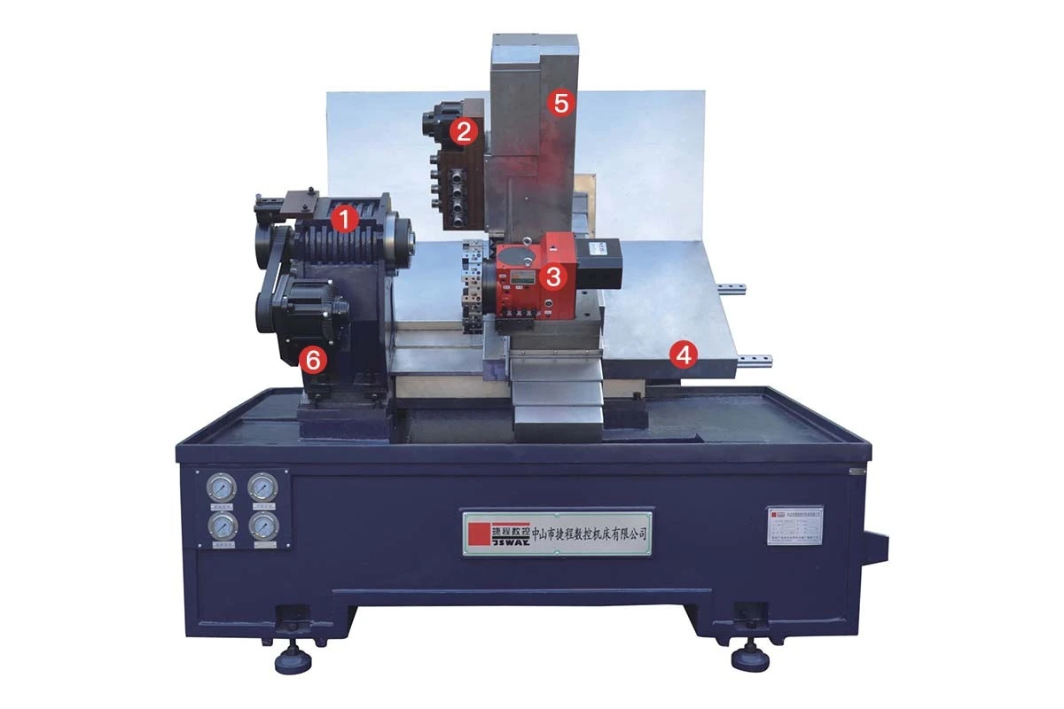 JSWAY Multi Function 3 Axis Tornhe Machine para la venta para la parte de la linterna 4