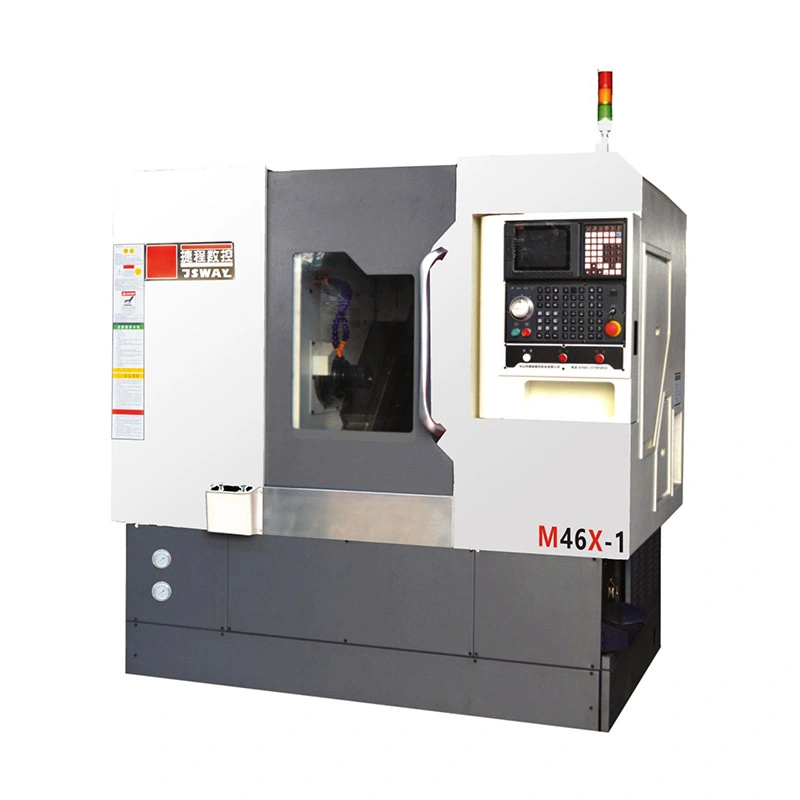 Torno giratorio CNC de cama inclinada tipo grupo multieje M46X 1