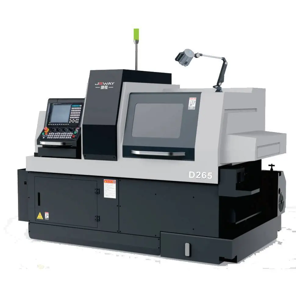 JSWAY D265 5 Axis Electric Spindle Live Tools CNC Swiss Lathe 1