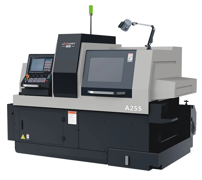 Swiss Lathe With Live Tool, 5 Axis Swiss CNC Lathe A255 - JSWAY 1