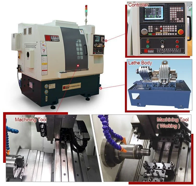 Slant personalizar la venta OEM CNC Lathe Jsway 4