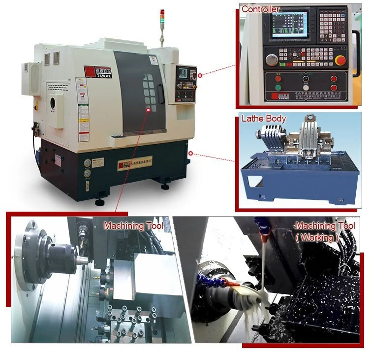 CNC Lathe Machine personalizar la marca Metal Jsway 4