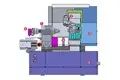 جودة JSWAY العلامة التجارية تحول مخرطة CNC Multi 4