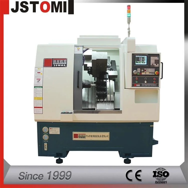 JSWAY WU800 6 ejes interpolados Eje Y Doble husillo eléctrico Máquina de torreta de potencia superior dual348 3