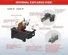 JSWAY WU800 6 Eixos Interpolados Eixo Y Eixo Elétrico Duplo Máquina de Torre de Potência Superior Dupla94 4