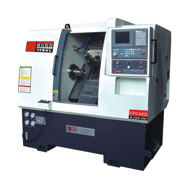 JSWAY Precise CNC Torning Tornio con contraportada para la planta 2