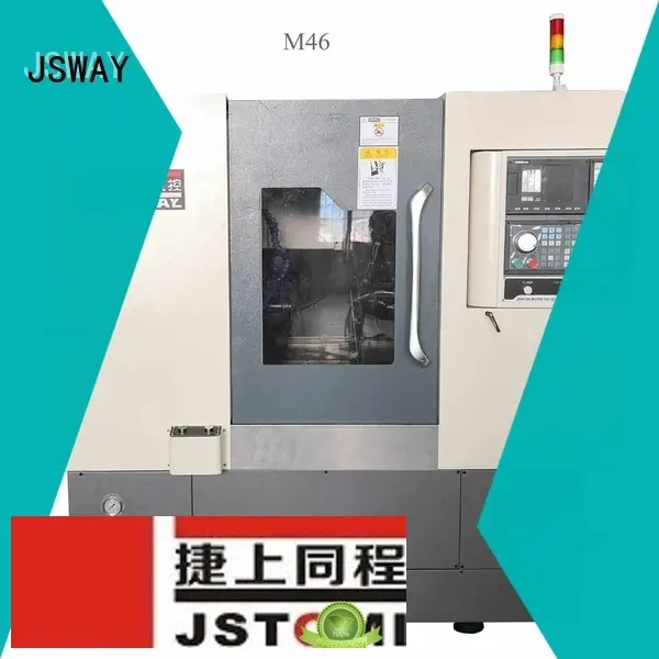 2018 novo design 2 eixo inclinado Bed Torno CNC China M46 1
