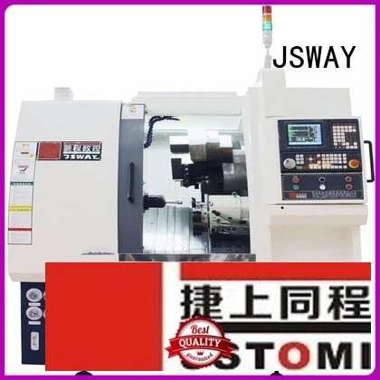 JSWAY WU800 6 ejes interpolados Eje Y Doble husillo eléctrico Máquina de torreta de potencia superior dual153 1