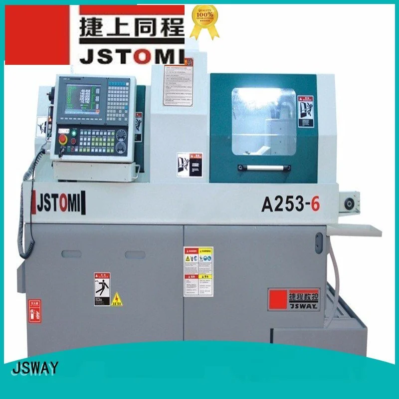 JSWAY WU800 6 ejes interpolados Eje Y Doble husillo eléctrico Máquina de torreta de potencia superior dual201 1