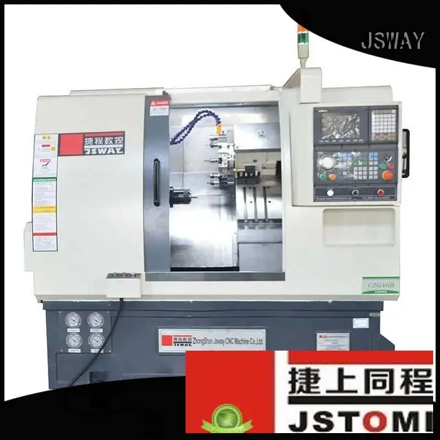 JSWAY Safe Precision Lathe พร้อม tailstock สำหรับที่ทำงาน 1