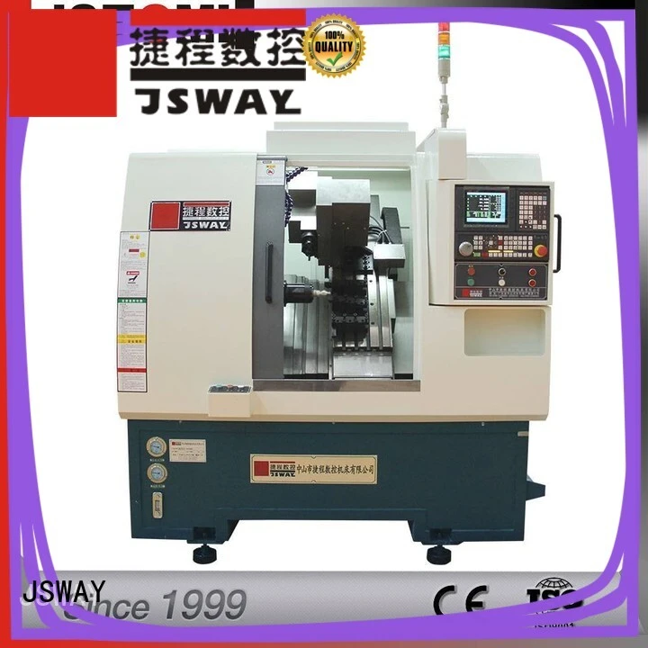 Rueda de torno CNC de bajo costo profesional con contraportada para el lugar de trabajo 1