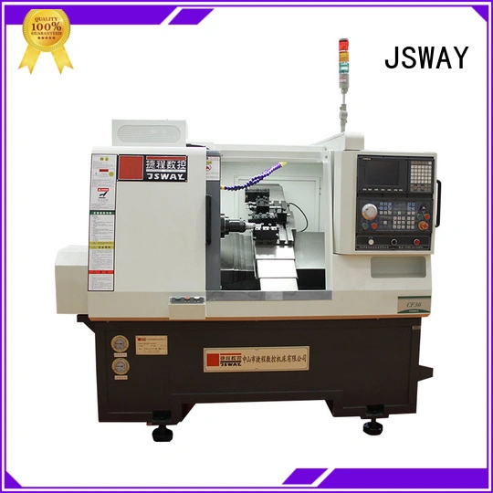 Jsway Safe Safe Small CNC Lathe Machine con astro de cola para el lugar de trabajo 1