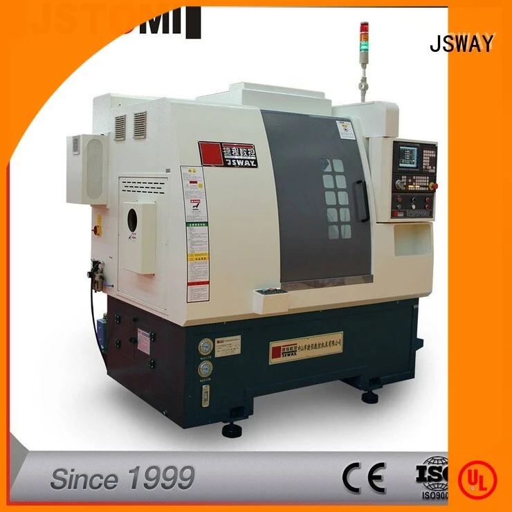 JSWAY Máquina de torno de torreta segura a la venta para fábrica 1