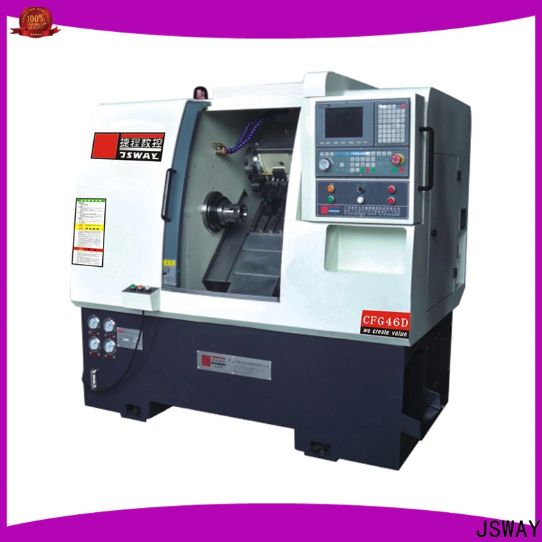 JSWAY Design Micro CNC Tornle con astro de cola para taller 1