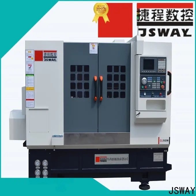 Jsway girando el torno de metal CNC a la venta a la venta por el lugar de trabajo 1