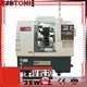آلة مخرطة CNC رخيصة آمنة مع Tailstock لمكان العمل 1