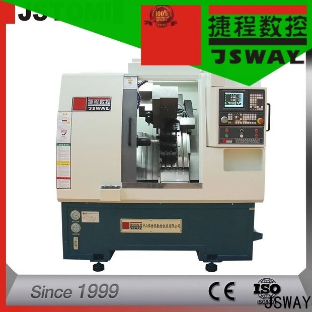Taladro JSWAY TORNO CNC con contraportada para fábrica 1