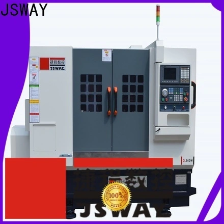 Jsway Horizontal Mini CNC Tornio con contraataque para fábrica 1