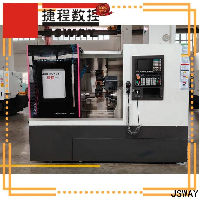 JSWAY BED CNC Lathe China Proveedor para piezas militares 1