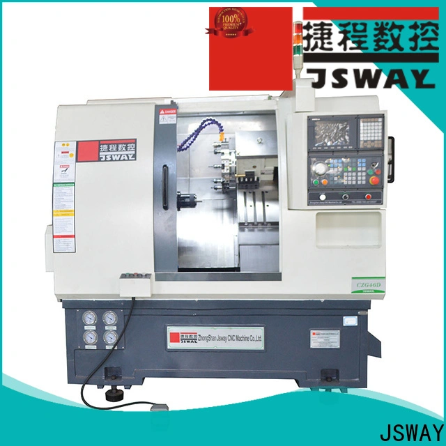 JSWAY Máquina de torno CNC Bed Flexible CNC con contrapista para el lugar de trabajo 1