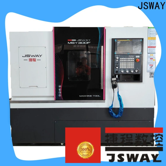 JSWAY SLANT 3 AXIS CNC Centro de mecanizado vertical Fábrica para la parte de la linterna 1