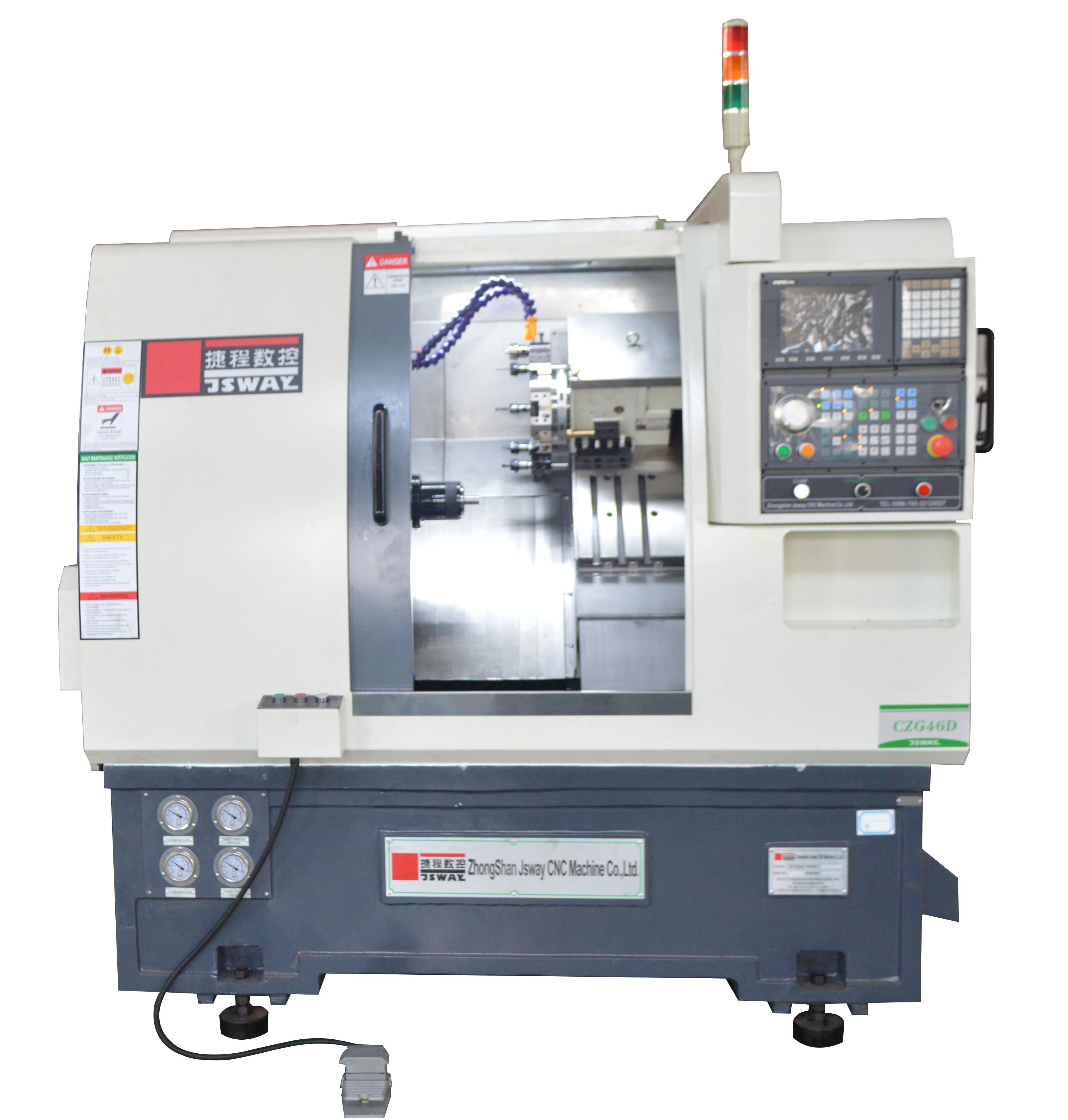 JSWAY TURRET CNC Turning Thing Machine a la venta para taller 1